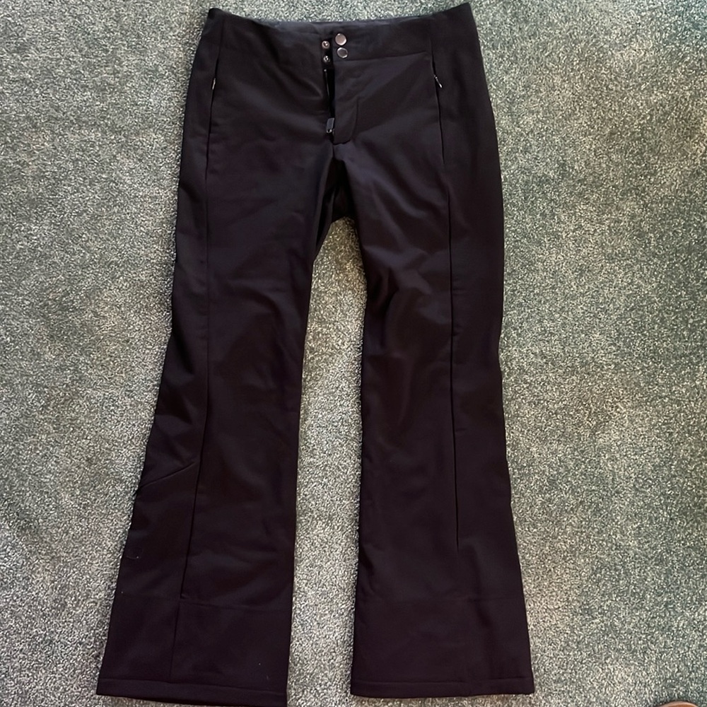 NWOT Vintage Free Country Chico Black Small Women’s Softshell Ski Snowpants